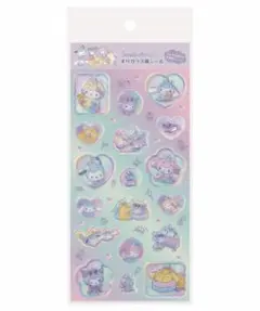 すりガラス風シール　ユニコーンサンリオ