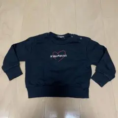 DSQUARED2 ブラック トレーナー 24M