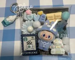 ガチャ詰めポーチ　ブルー