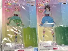 アイカツ しおん さくら アクスタ ぽわプリ ナムコ - メルカリ