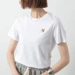 メゾンキツネ MAISON KITSUNÉ ホワイト Tシャツ XS