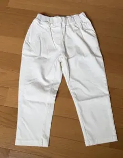 ホワイト サルエルパンツ ウエストゴムのサムネイル