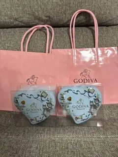 GODIVA・Gキューブ&Gクリスピー　ハート缶のサムネイル