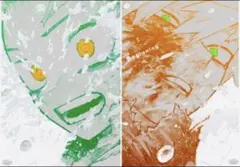 僕のヒーローアカデミア ヒロアカ 原画展 A2アートポスター 爆豪勝己 緑谷出久
