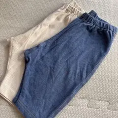 UNIQLOリラックスフィットエアリズムレギンス/7分丈 80cm 2枚