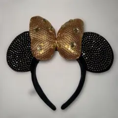 スパンコール ディズニー カチューシャ　香港ディズニー限定