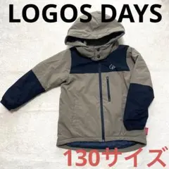 LOGOS DAYS フード付きダウンコート ベージュ　中綿コート　ポリエステル