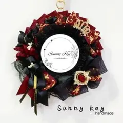 ◎カラー変更無料　痛ロゼット 痛バ　推し活　赤　金　黒　レース