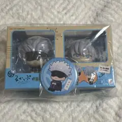 呪術廻戦 五条悟 るかっぷ フィギュア 購入特典 缶バッジ