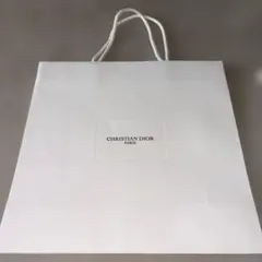 CHRISTIAN DIOR ホワイトショップ袋 大