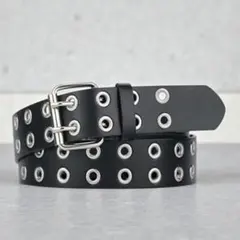 ダブルピンベルト　韓国　　　y2k スタッズベルト