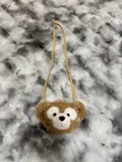 ダッフィー クマの顔型ポーチ