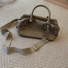 Fredy emue ショルダーバッグ ハンドバッグ 2way ベージュ