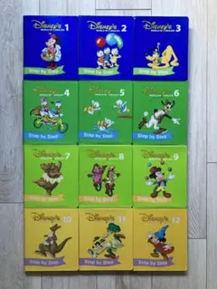 DWE ディズニー英語システム DVD Step by Step 全12巻セット