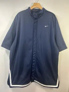 00s NIKE ナイキ トラックジャケット 半袖 ジャージ ネイビー XL