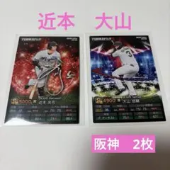 【QR未使用】プロ野球チップス プロスピA 阪神タイガース 2枚　まとめ売り