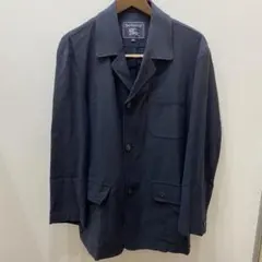 sh3548 Burberry バーバリー　ステンカラーコート M ネイビーのサムネイル
