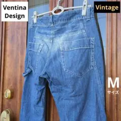 【Ventina Design】カーペンター/カーゴ/ワークパンツ/七分丈/Mのサムネイル