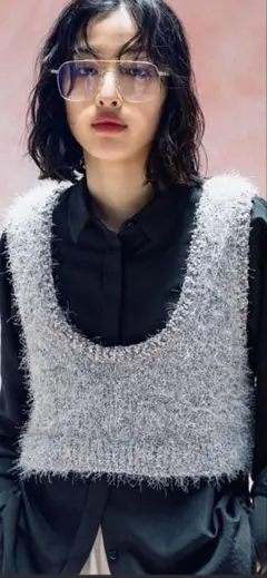 LEPSIM 3.5ゲージファンシーヤーンベスト