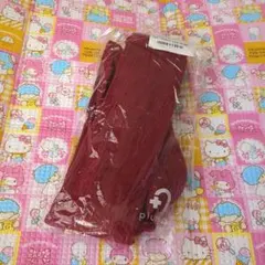 タイツ125センチ　ワインレッド