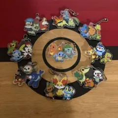 ポケットモンスター旅立ちの3匹アクリルスイング　フルコンプセット