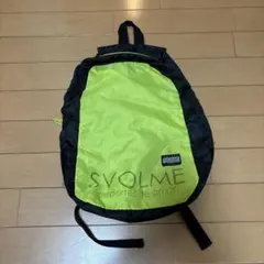 SVOLME バックパック リュック ブラック ライムのサムネイル