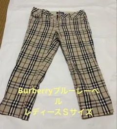 BURBERRY BLUE LABEL レディースＳ　ノバチェック柄パンツのサムネイル
