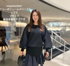 新品未使用タグ付　rosymonster エアリーボリュームスリーブトップス04