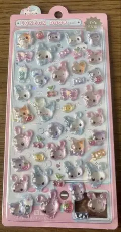 【正規品】 ボンボンドロップシール キャンディツインズ うさぎ【24時間内発送】