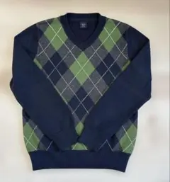 Gapkids アーガイルセーター　130cm 8-9 years ネイビー