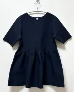coca スポンディッシュペプラムニットM