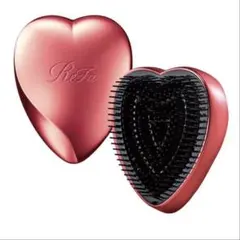 ReFa ハート型ヘアブラシ シャインレッド