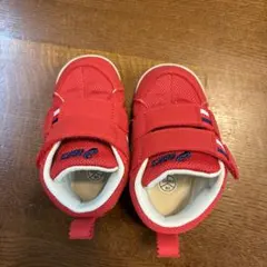 アシックス スクスク2 ベビーシューズ 12.5cm レッド