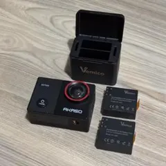 EK7000 Pro アクションカメラ 本体+バッテリー二個&充電ケース