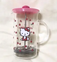 【未使用】ハローキティ 耐熱ガラス製 ティープレス 紅茶 サンリオ