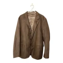 Calvin Klein テーラードジャケット ブラウン サイズL