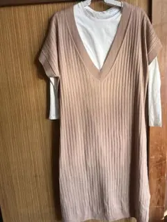 マタニティ、授乳服　リブ素材