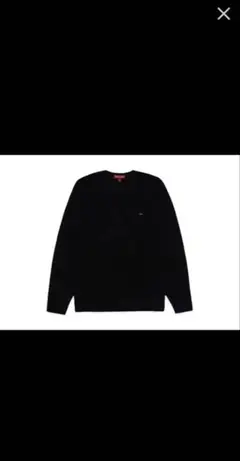 Supreme Small Box Ribbed Sweater "Black"