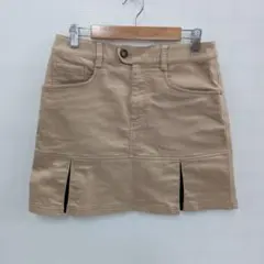 2.19◎S265E◎アディダス◎ミニスカート◎ベージュ◎ゴルフウェア◎M