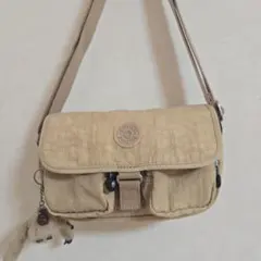 Kipling ショルダーバッグ イエローベージュのサムネイル