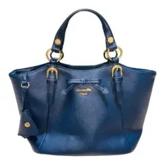 サマンサベガ ハンドバッグ ショルダーバッグ 2WAY ネイビー