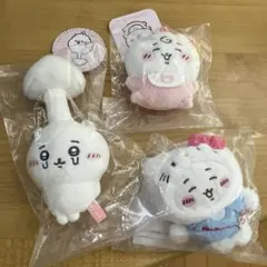 国内正規品】ちいかわ キュッおくるみぷちミニマスコット 3つセット