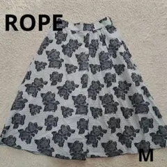 ROPE ロペ 花柄フレアスカート M レディース 綺麗め