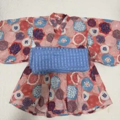 Ocean&Ground 花柄浴衣 Mサイズ 帯付き　105〜115cmのサムネイル