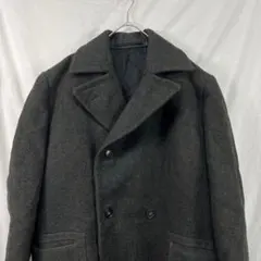 スロバキア 国営企業 novodev 重厚感 ウール ピーコート ヴィンテージ