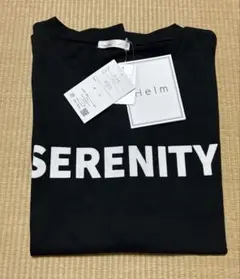 しまむら ヘルム helm 半袖フロッキーロゴTシャツ LLサイズ 黒