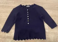 SeaRoomlynn mini scallop ブークレトップスネイビー