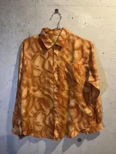 未使用　MAISON HOTEL メゾンホテル　半袖ブラウス　オーバーサイズ　赤 未使用 MAISON HOTEL メゾンホテル 半袖ブラウス オーバーサイズ 赤