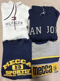 B系ビンテージパーカー&トレーナー4着セット