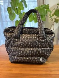ROOTOTE トートバッグ レオパード柄 中羽毛